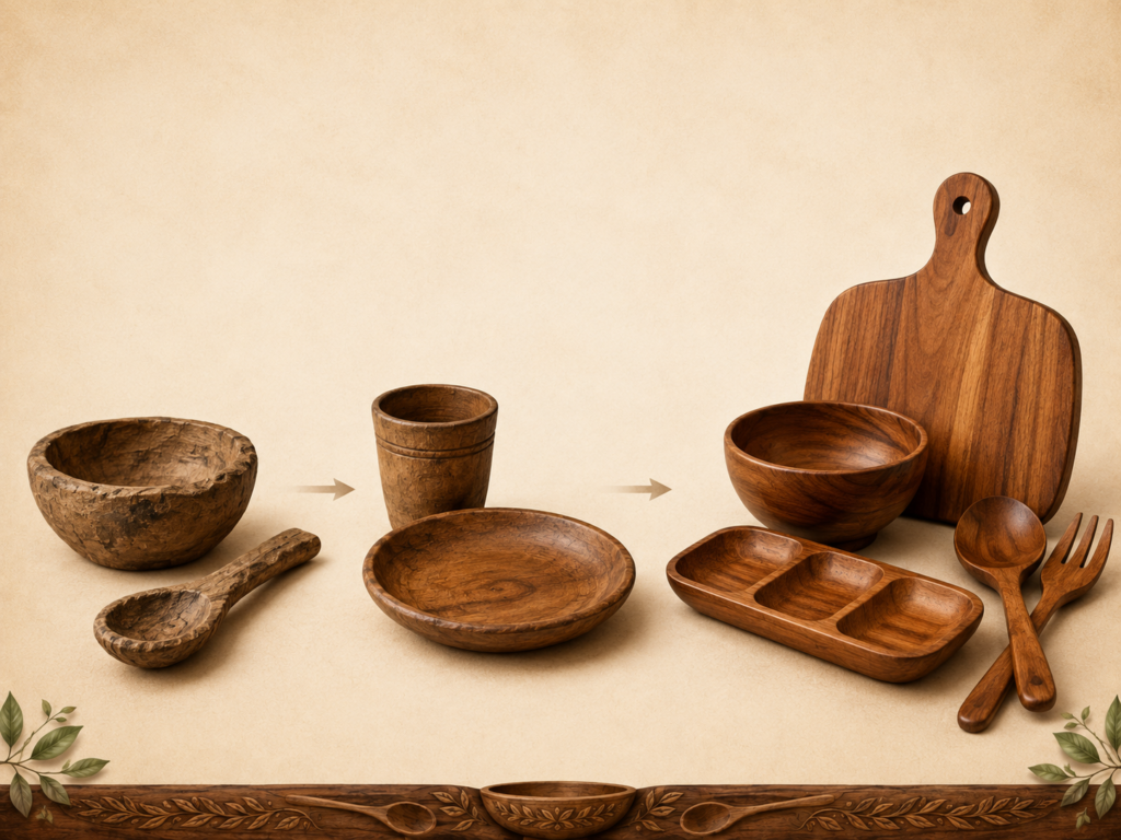 تاریخ ظروف چوبی 2